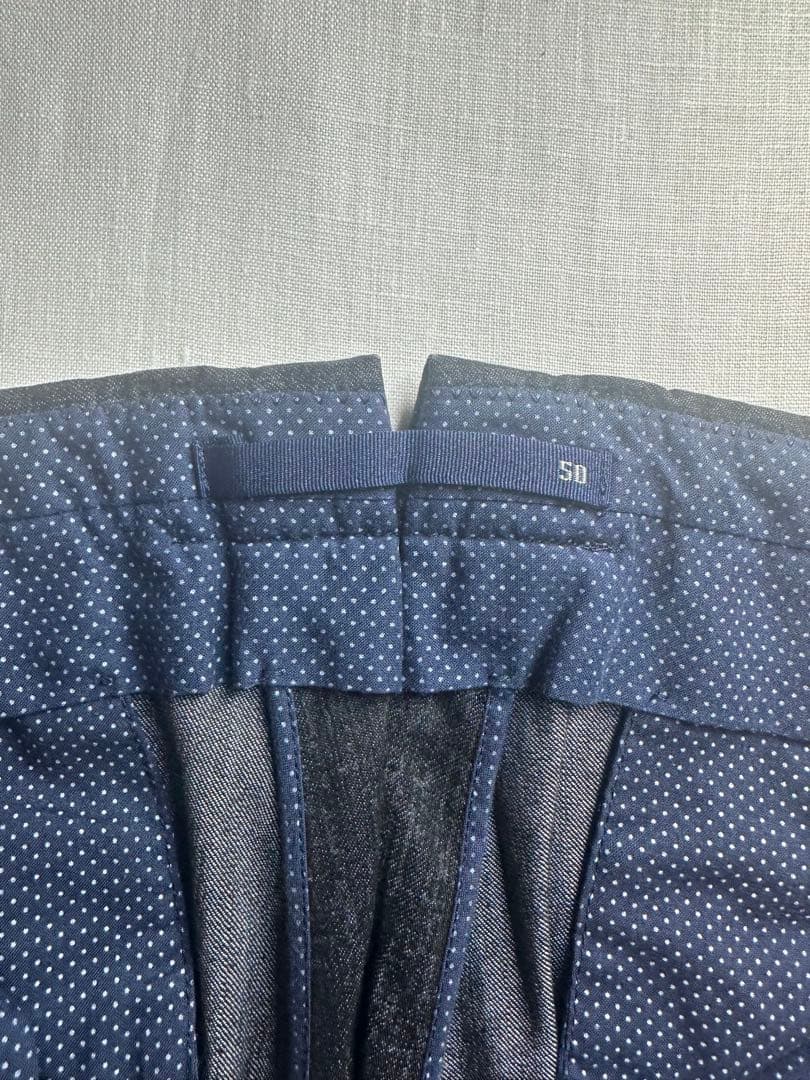 【美品クリーニング済】INCOTEX BLACK DENIMスラックス50