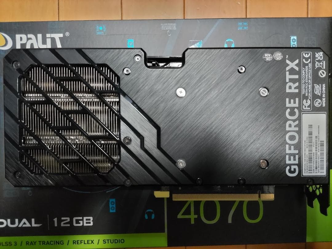 m*o様 PALIT GeForce RTX 4070 12GB