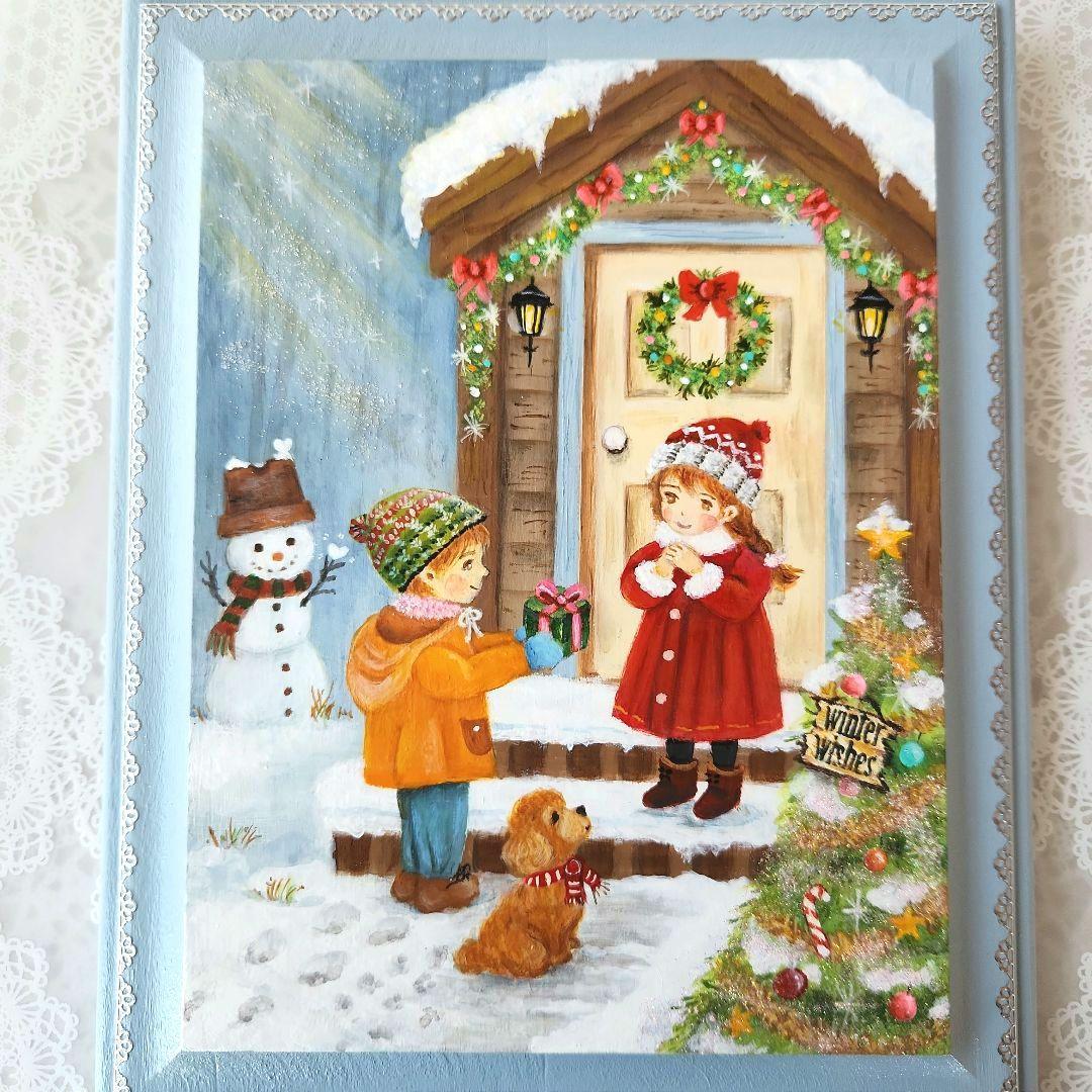 G*A様 トールペイント作品　楽しいクリスマス