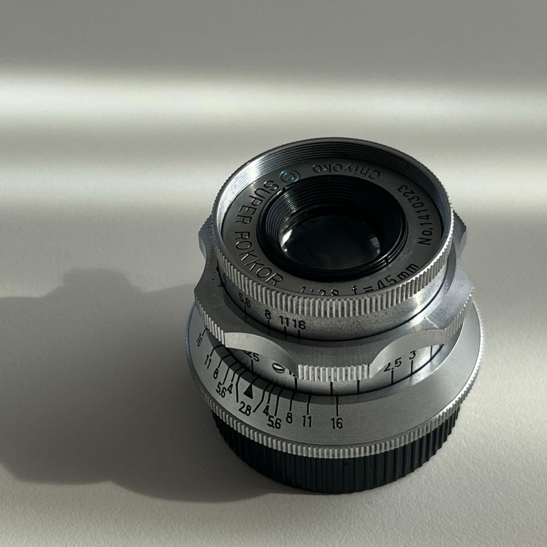 梅鉢！千代田光学 SUPER ROKKOR 45mm f2.8