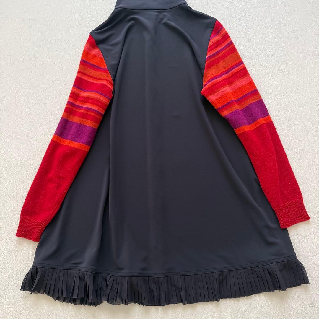 トクコプルミエヴォル 人ワンピース チュニック　異素材　ブラウス