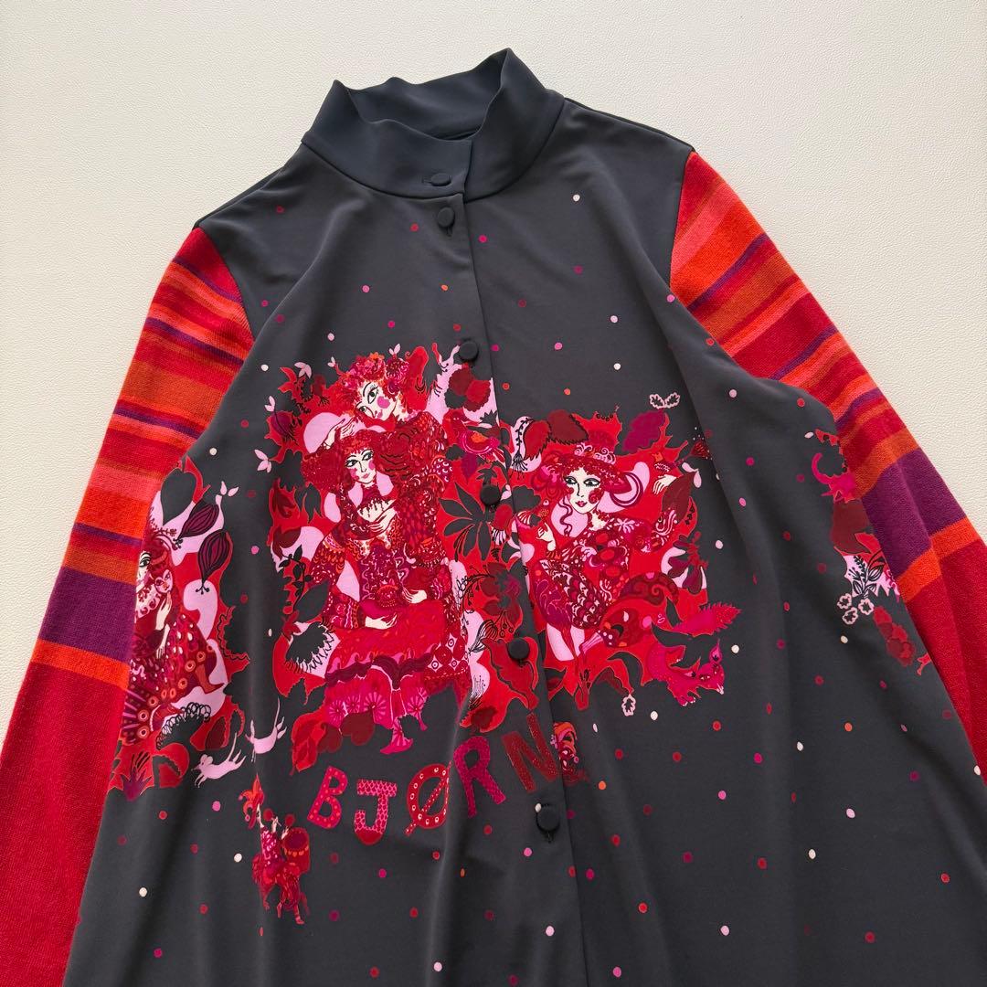 トクコプルミエヴォル 人ワンピース チュニック　異素材　ブラウス