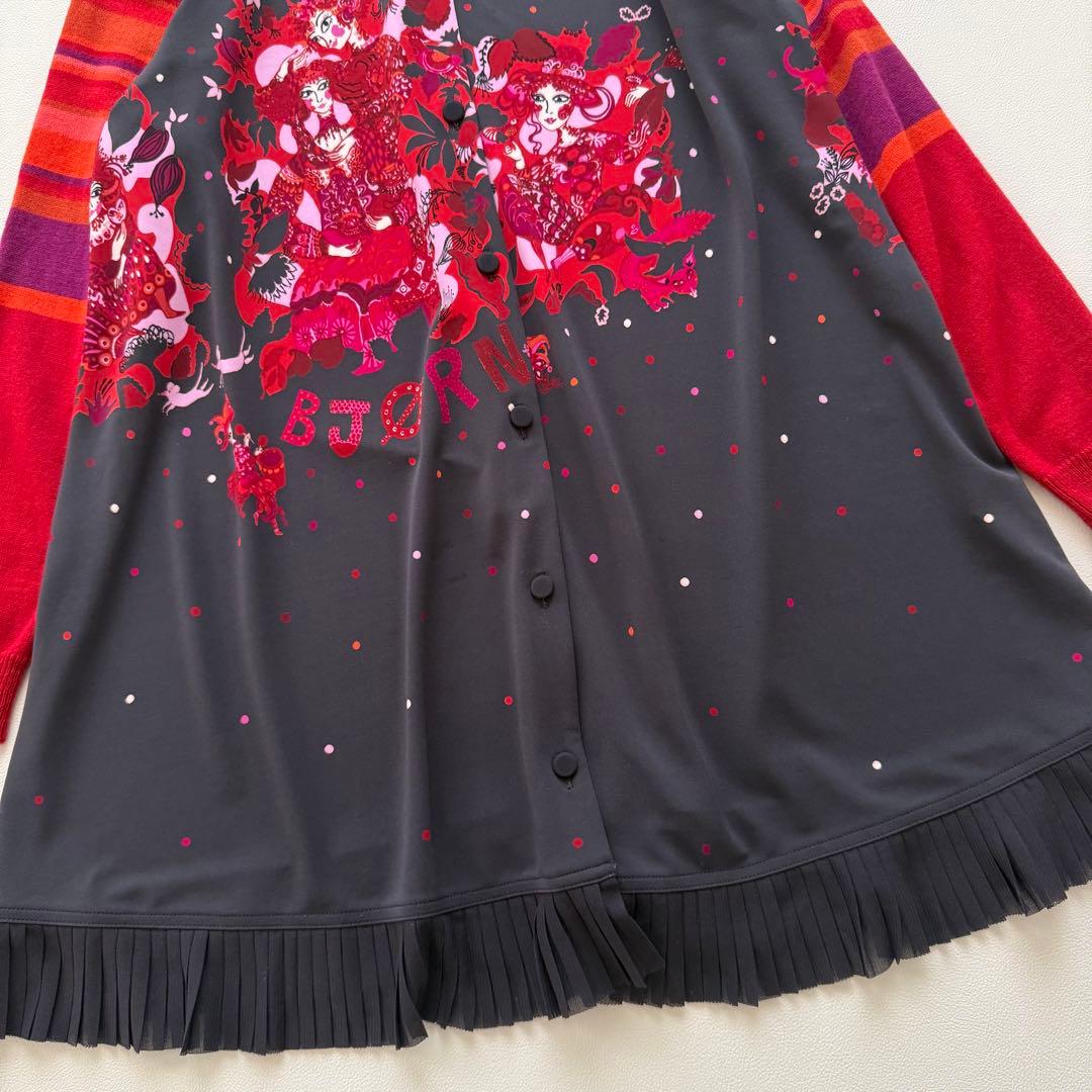 トクコプルミエヴォル 人ワンピース チュニック　異素材　ブラウス