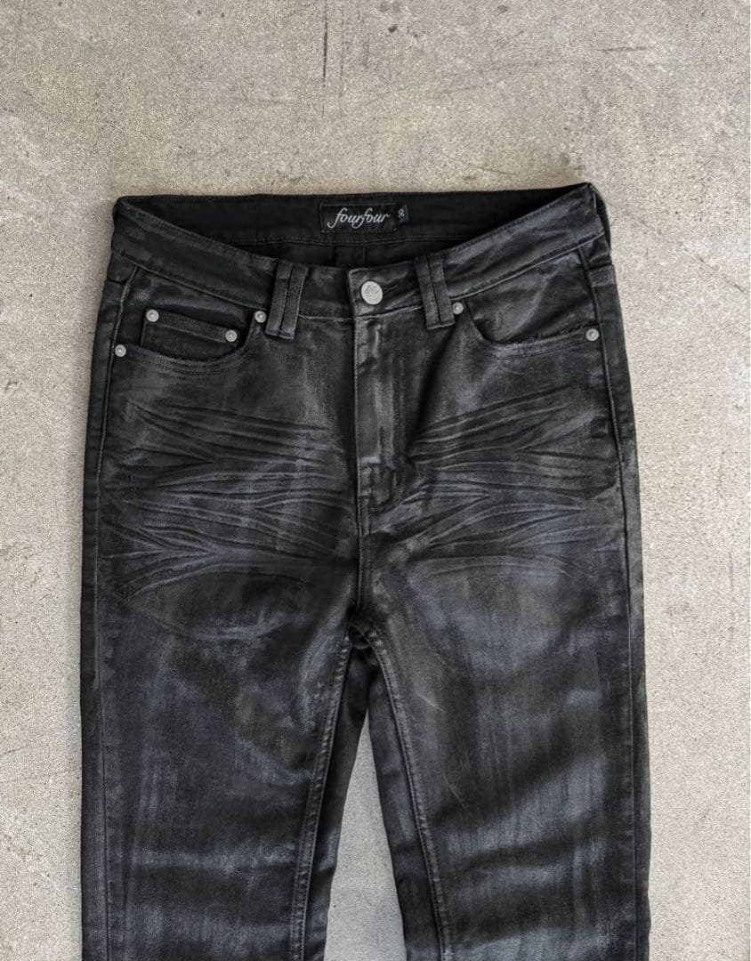 パンツ HAND WAXED FLARED DENIM