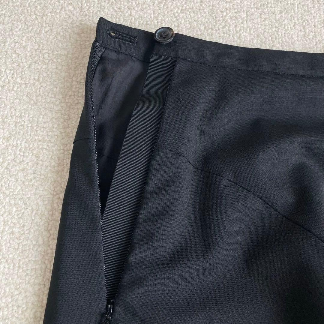 マーガレットハウエル　スカートスーツ セットアップ ブラック フレア