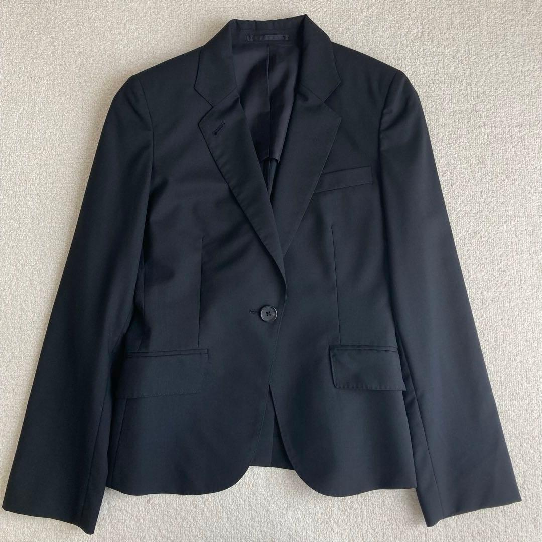 マーガレットハウエル　スカートスーツ セットアップ ブラック フレア