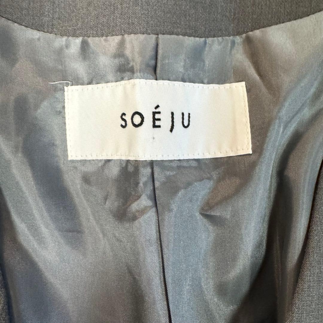 SOEJU ソージュ　現行品　ウールライクロングジレ　ワンピース