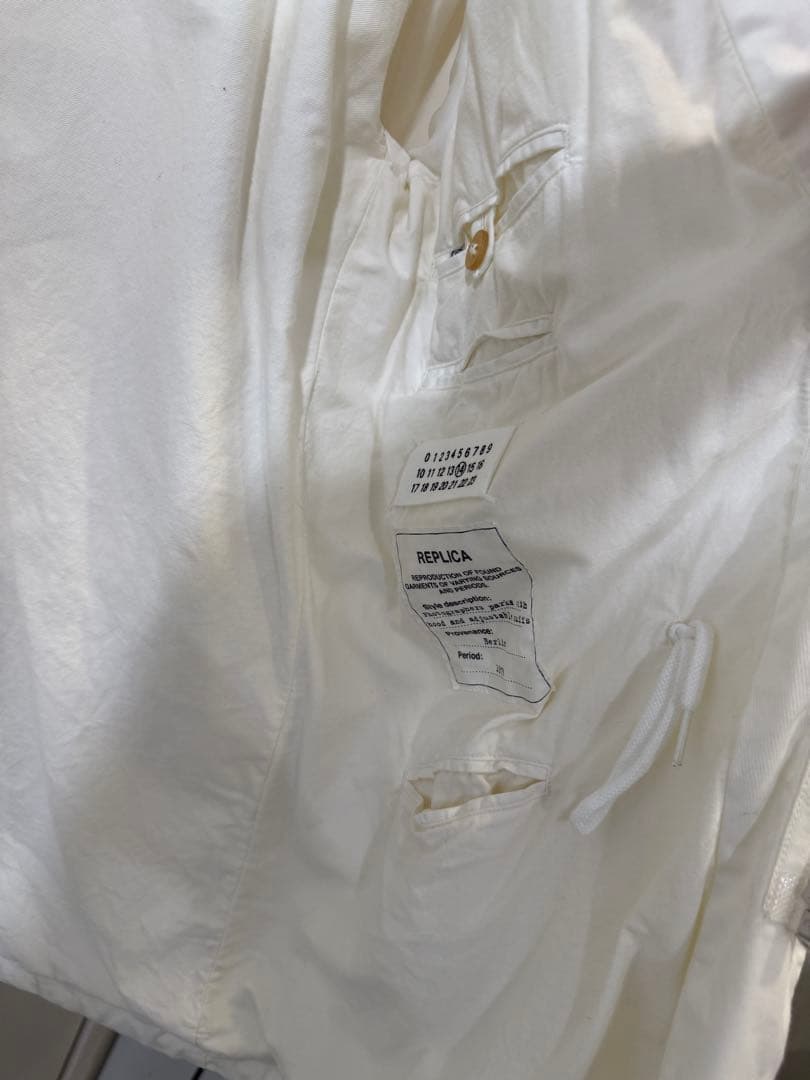 激レア　初期　マルジェラ　06ss ホワイト M65 46 ミリタリージャケット