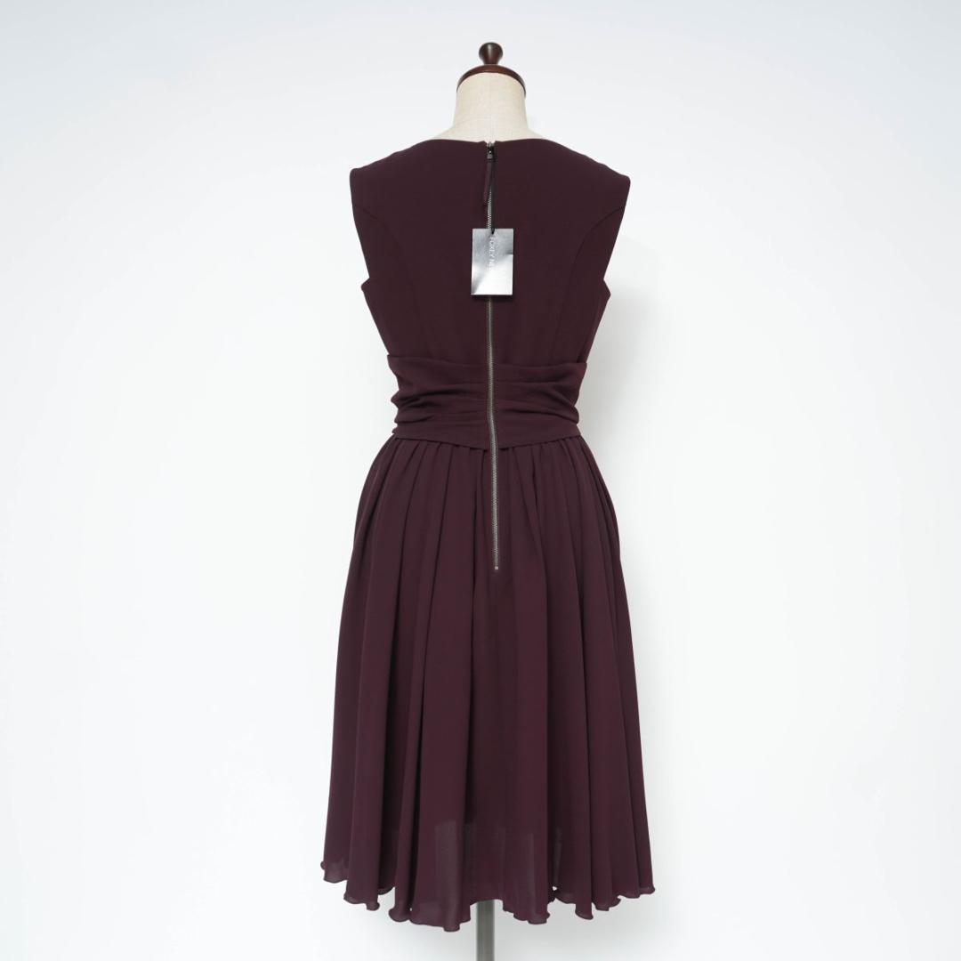 新品 フォクシーニューヨーク オケージョンドレス パープル系サイズ40*YC59