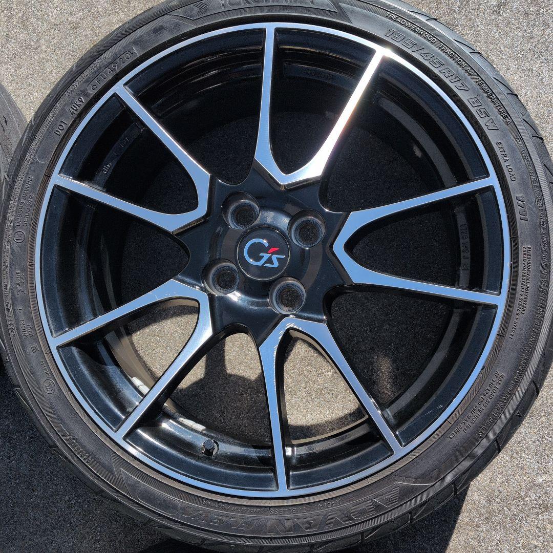 アクアG'z純正タイヤホイール４本セット