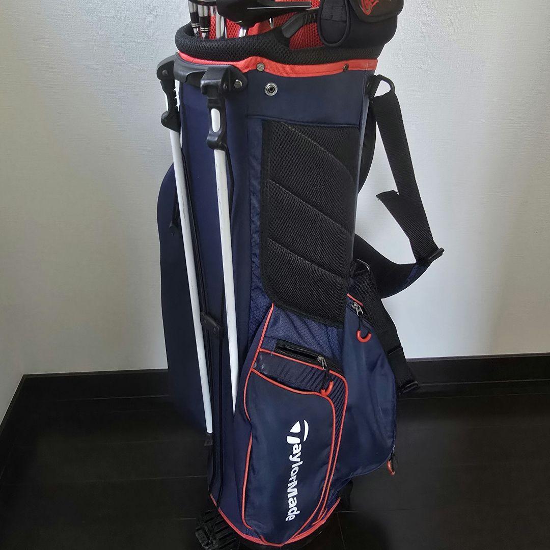 TaylorMade キャディバッグ ネイビー/レッド
