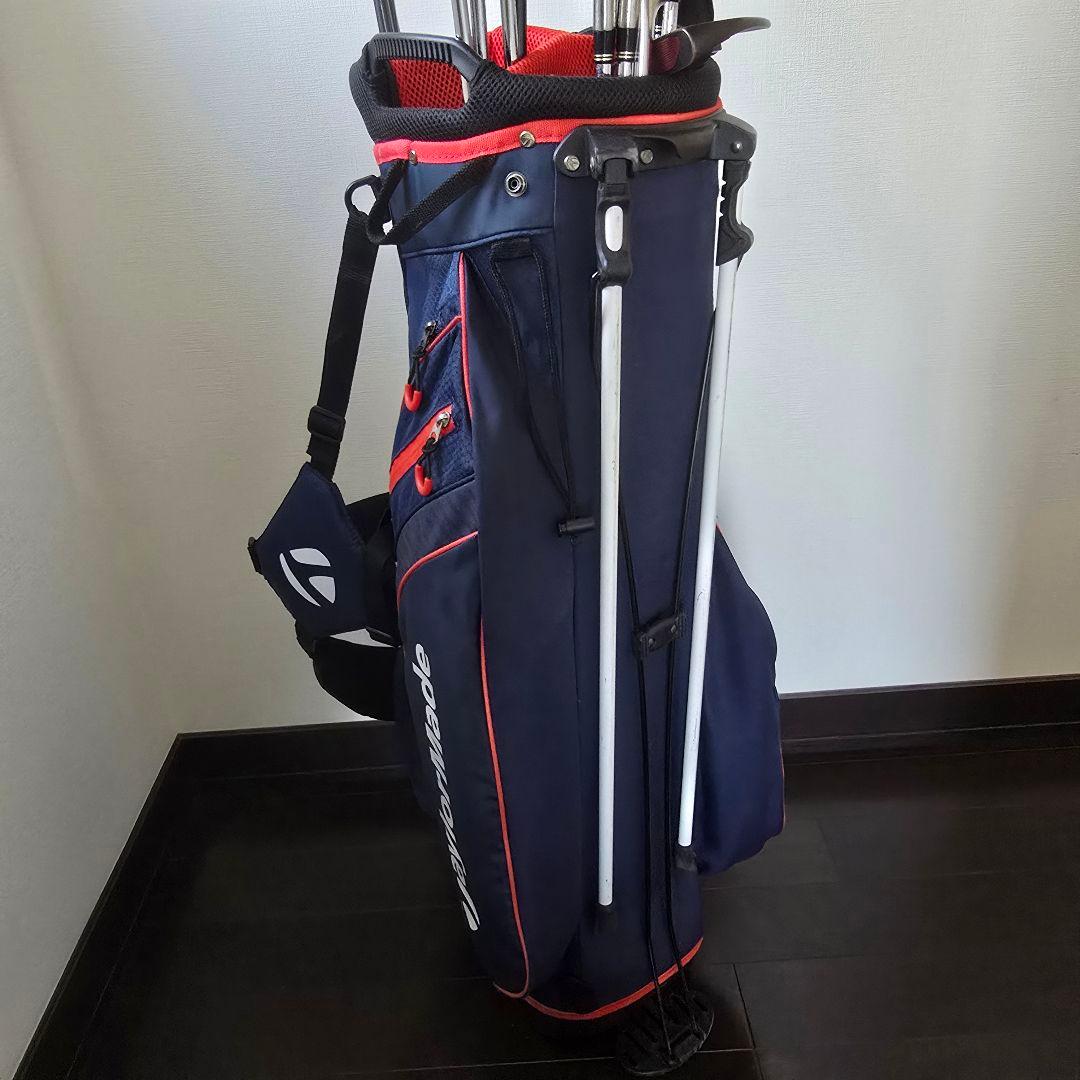 TaylorMade キャディバッグ ネイビー/レッド