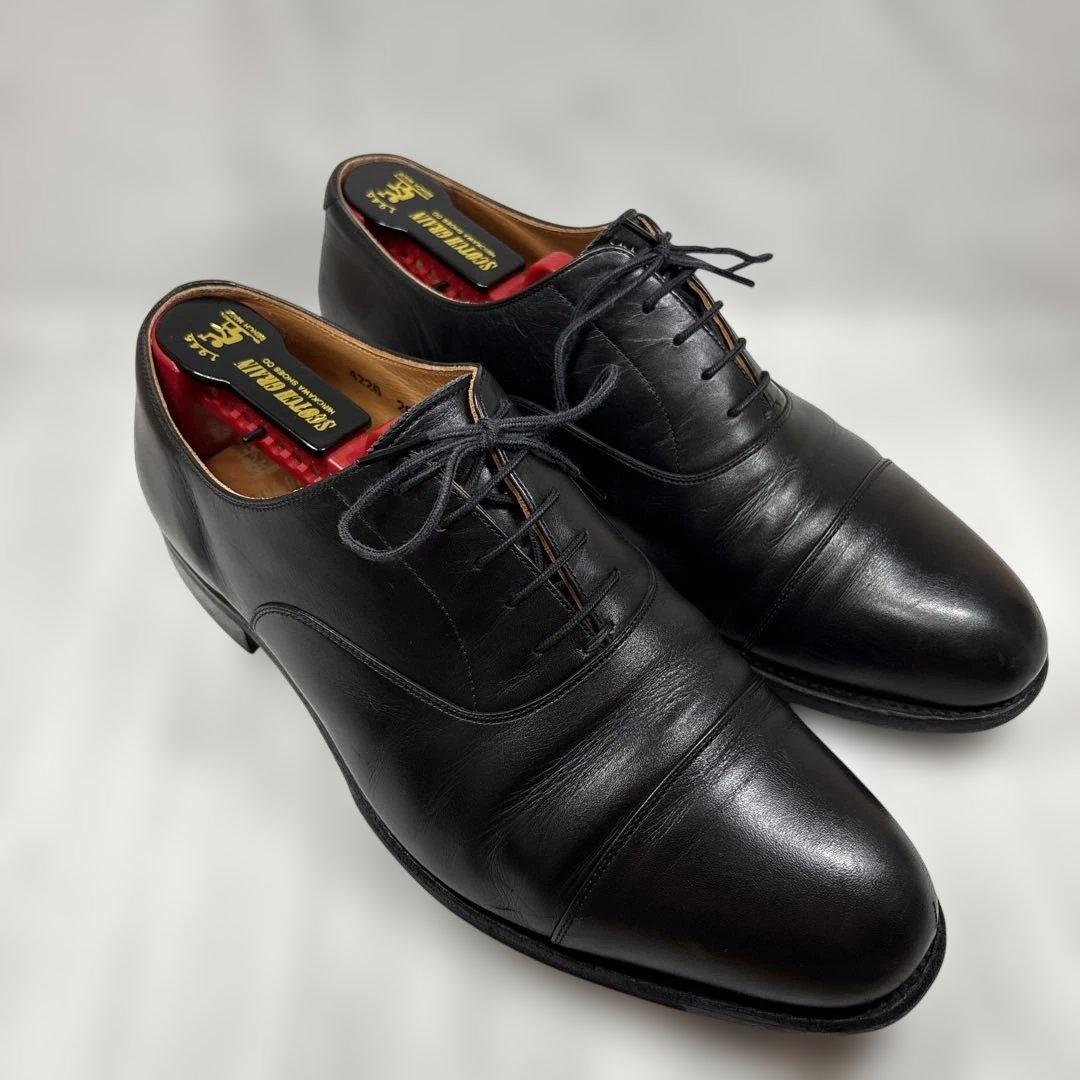 スコッチグレイン 26.5cm 4226 ストレートチップ ブラック