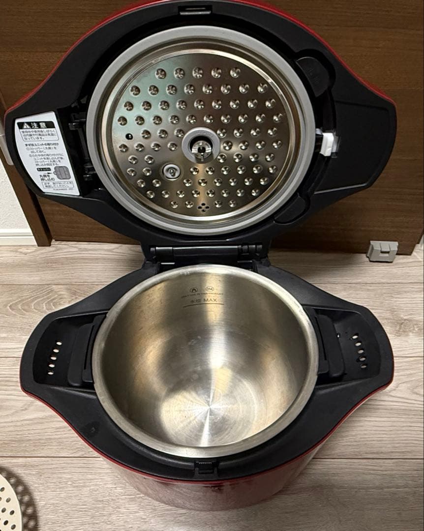 2020年製 SHARP ヘルシオ ホットクック KN-HW24C-R 2.4L