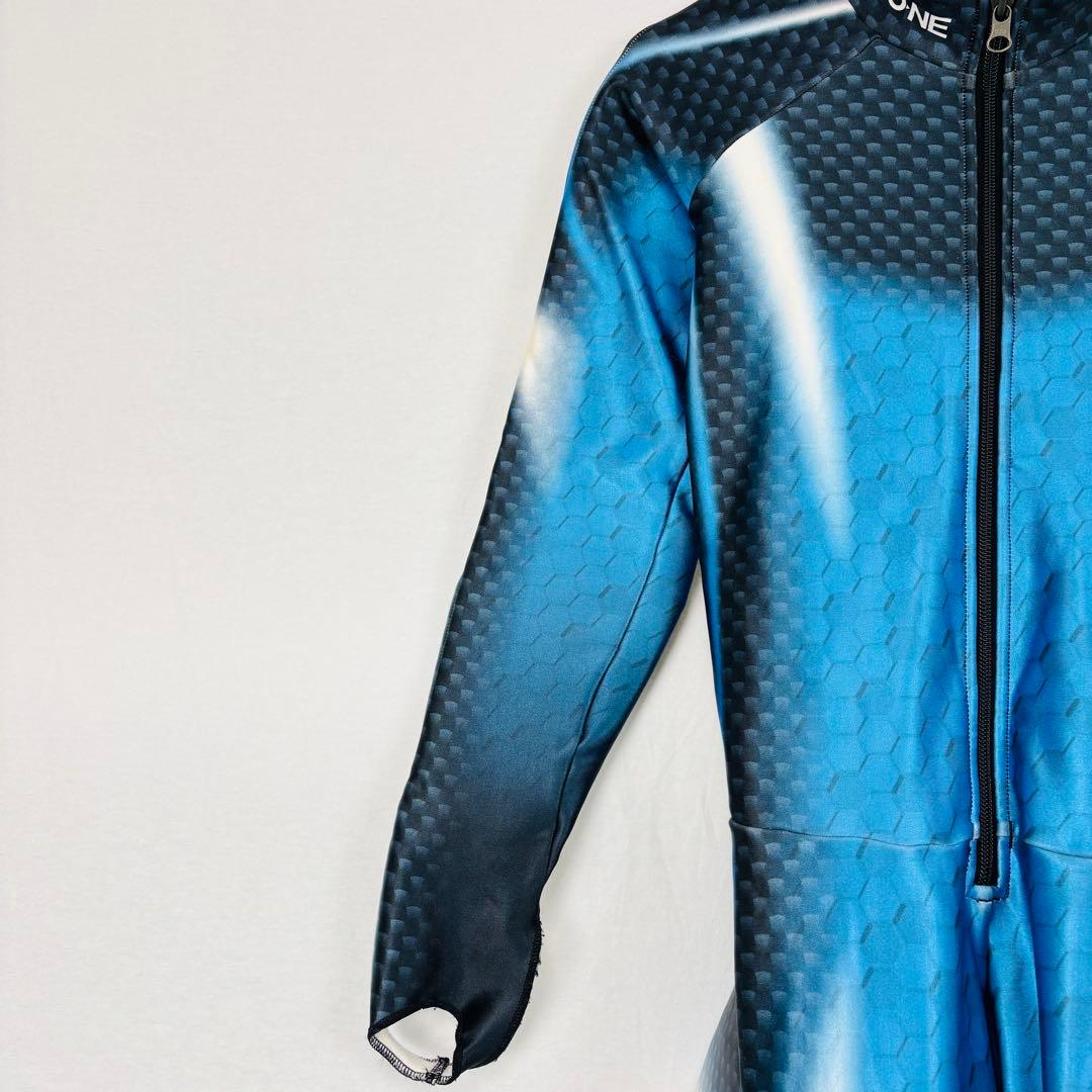 ONYONE スキー GSレーシングスーツ 青黒　ワンピース