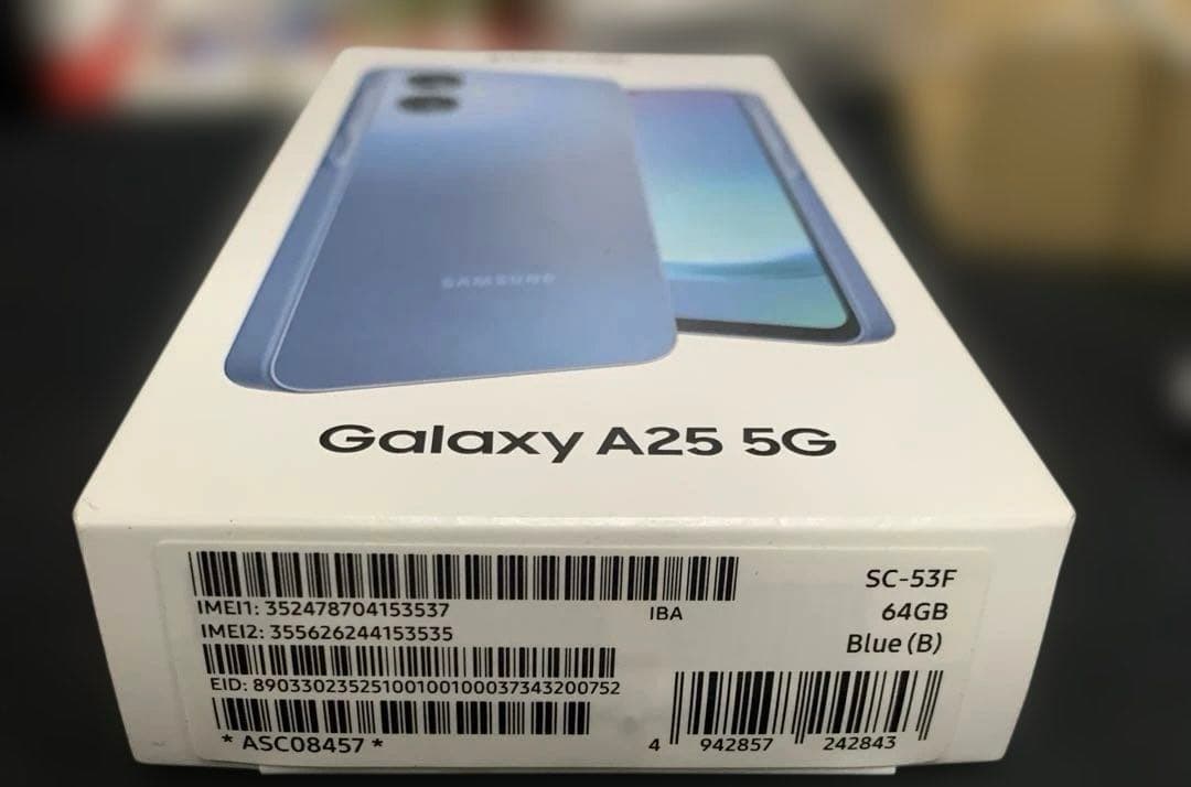 【新品未使用】　Samsung Galaxy A25 5G Blue