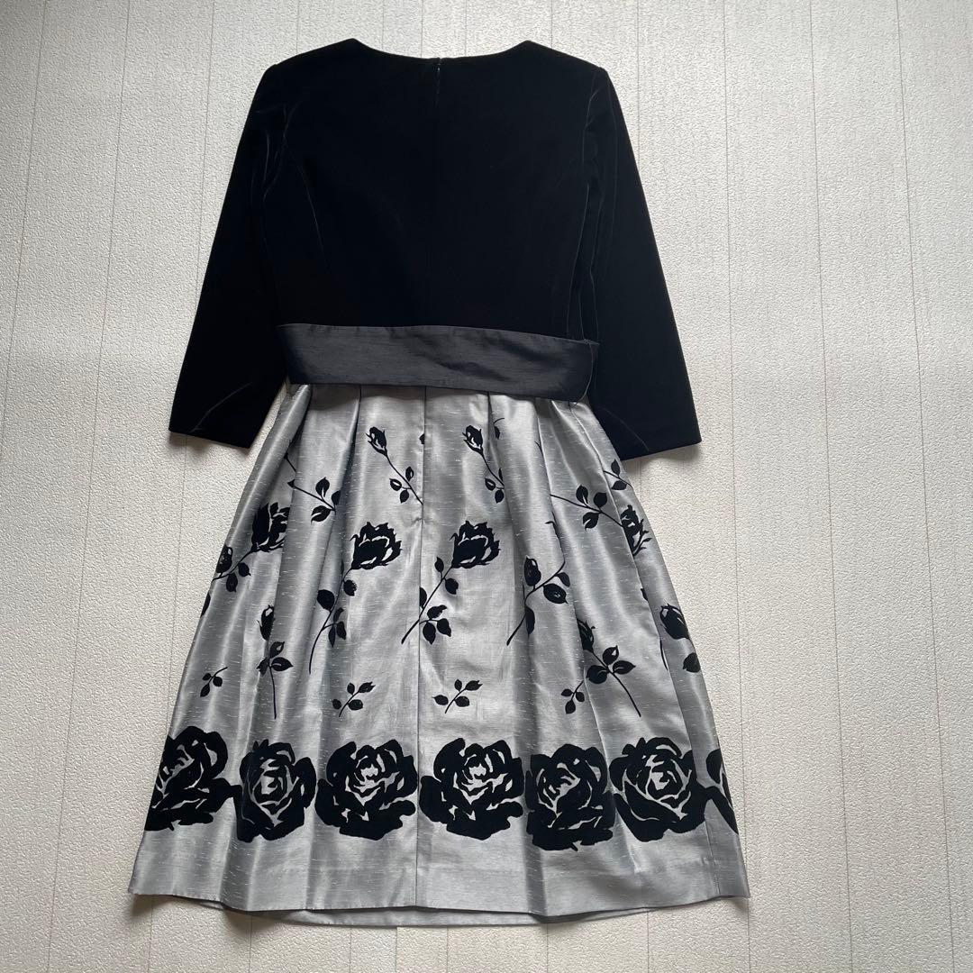 M'S GRACY ベロアドッキングワンピース　ローズ　38