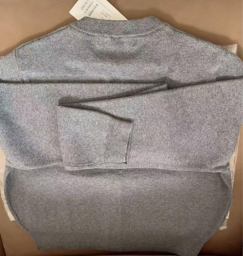 【未使用品】CABaN コットンカシミヤ クルーネックカーディガン S9号