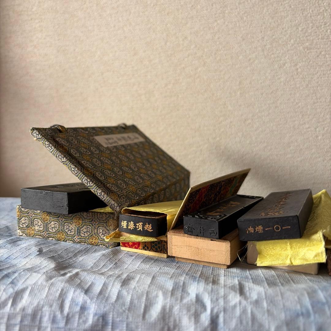 墨　唐墨　中国　鉄斎　書画　習字　硯