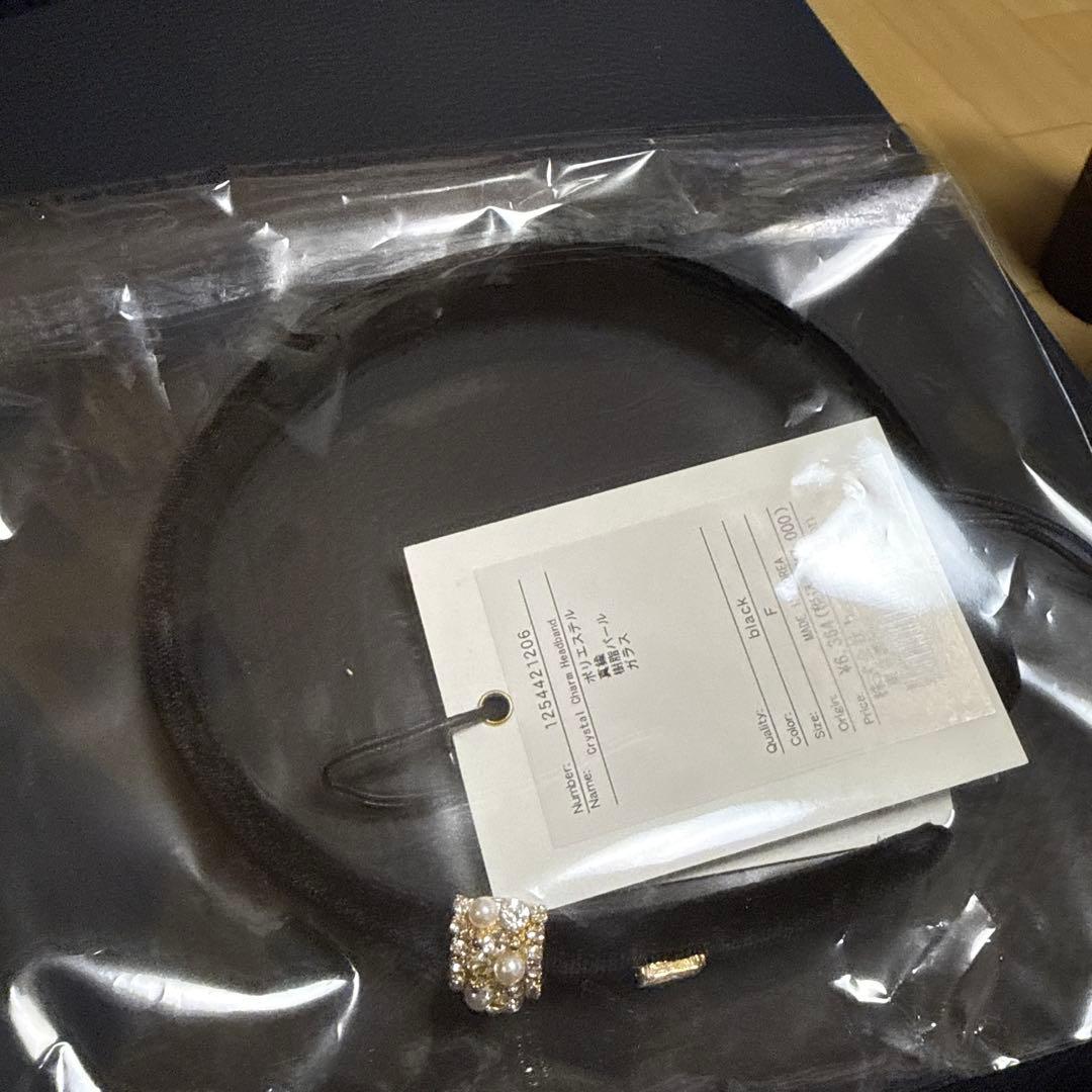 ヘアアクセサリー herlipto Crystal Charm Headband