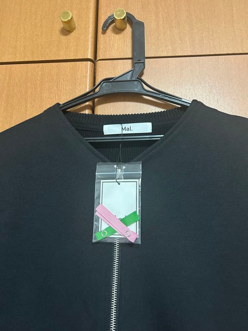 Mal.レレレさん　ニットドッキングダブルブルゾン未使用に近い