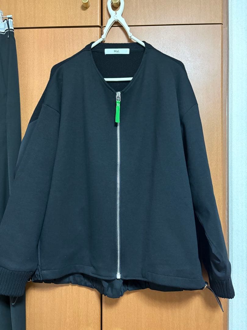 Mal.レレレさん　ニットドッキングダブルブルゾン未使用に近い