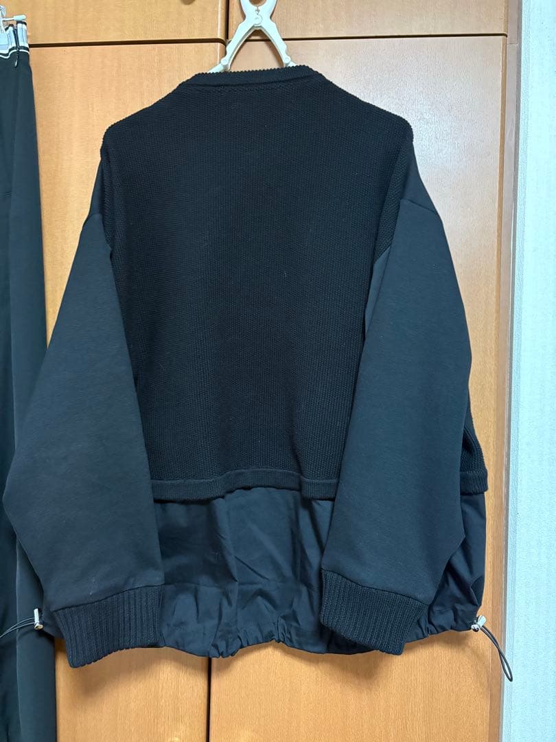 Mal.レレレさん　ニットドッキングダブルブルゾン未使用に近い