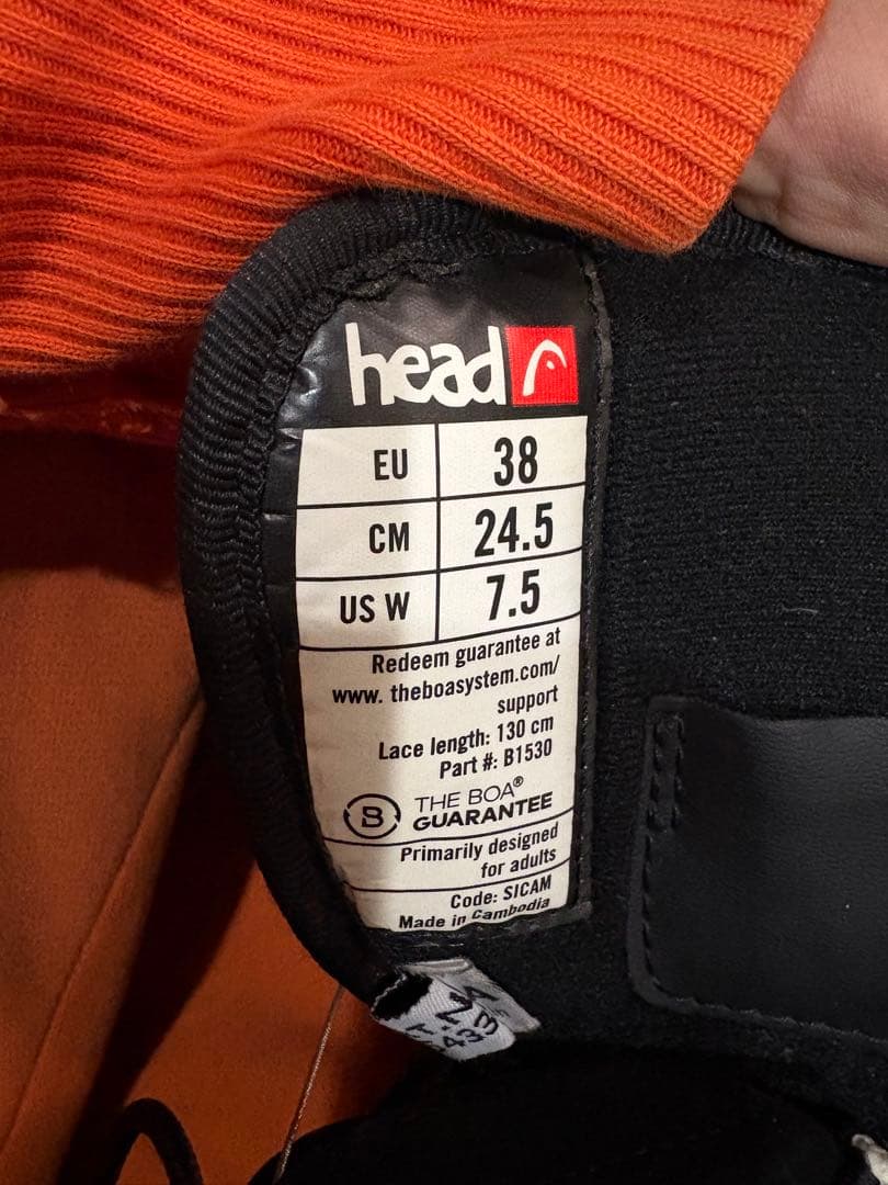 スノボーブーツHEAD 24.5