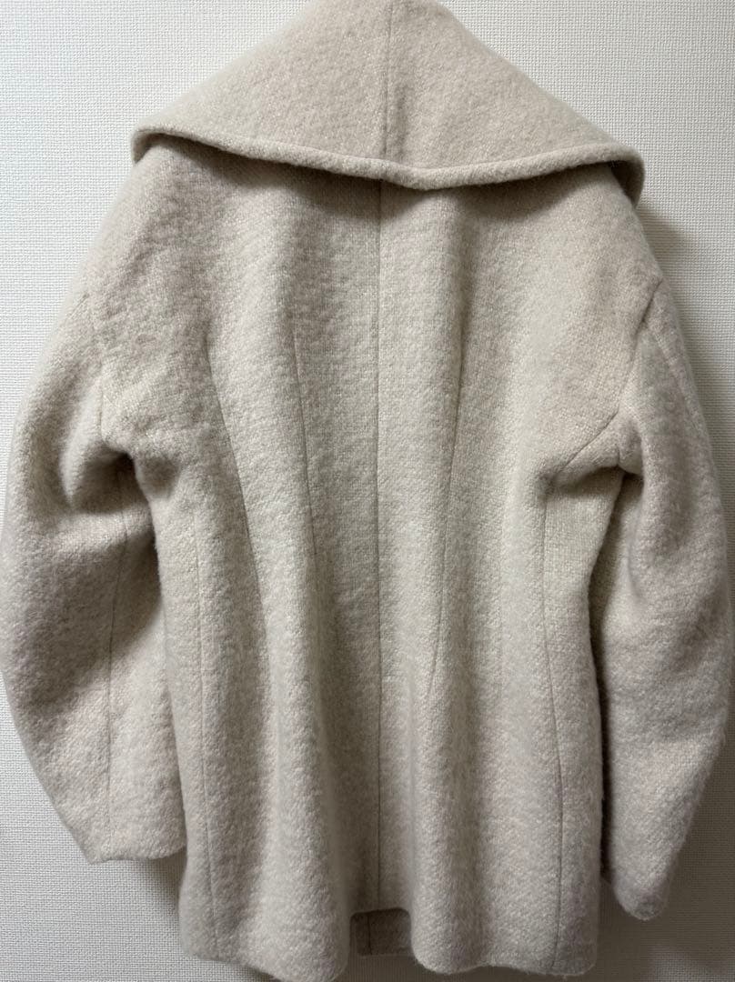 laubeblanc verystore ケープカラーミディコート オフホワイト