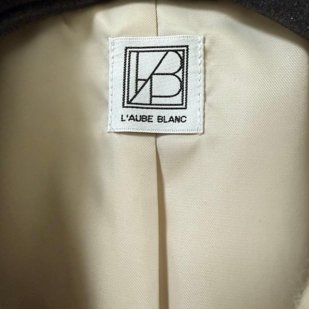 laubeblanc verystore ケープカラーミディコート オフホワイト