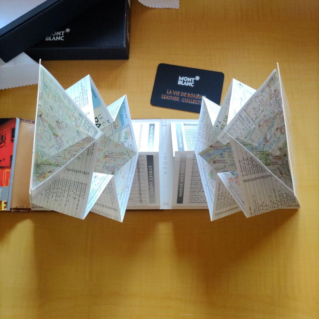 【レア】モンブラン　オリンピック　パリのマップ＆旅行ガイド地図