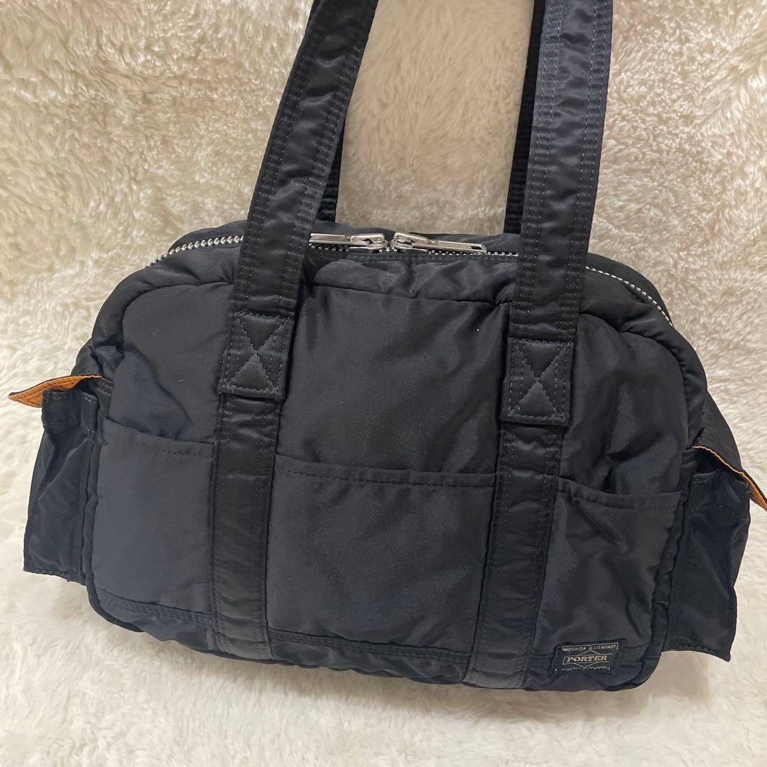ポーター タンカー ボストンバッグ S ブラック ナイロン