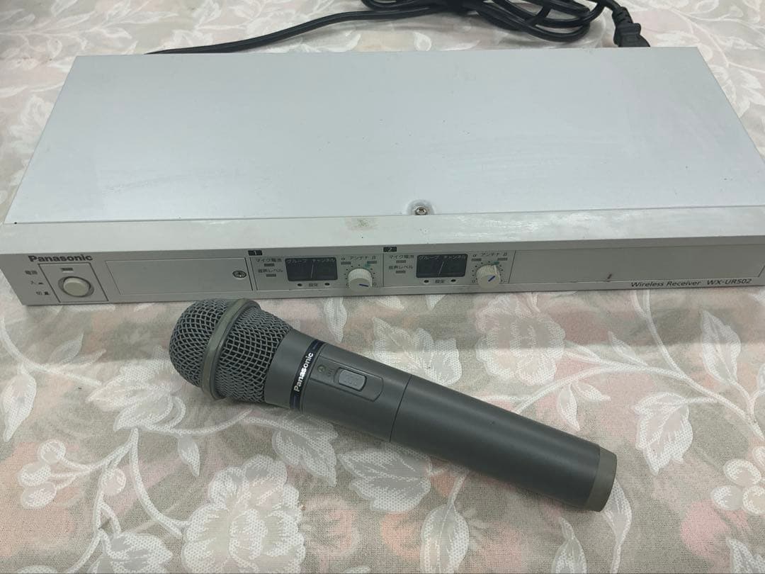 Panasonic ワイヤレスマイクシステム WX-UR502 WX-4100B