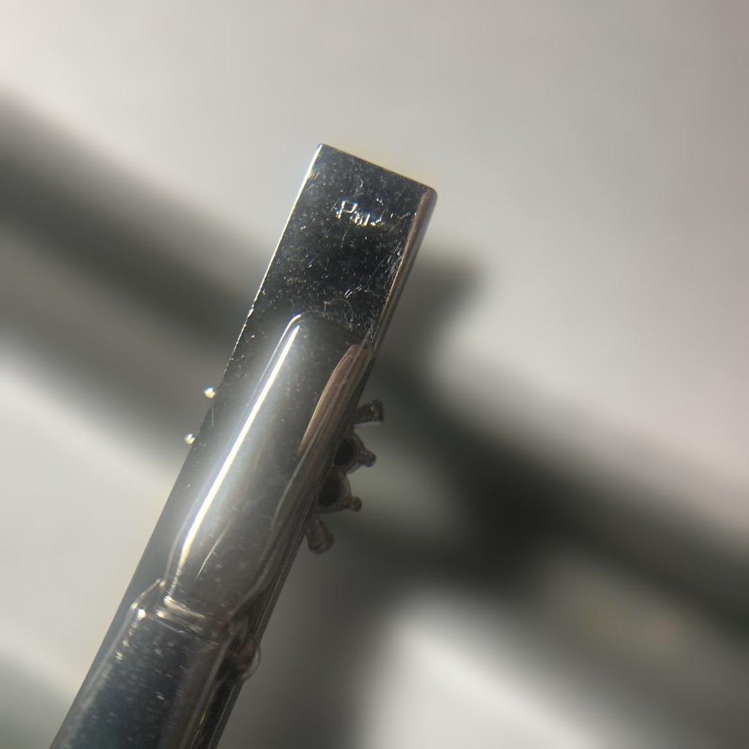 ( ´ ▽ ` )ノpm(プラチナ)刻印なんだけど… たぶんプラチナ張のタイピン