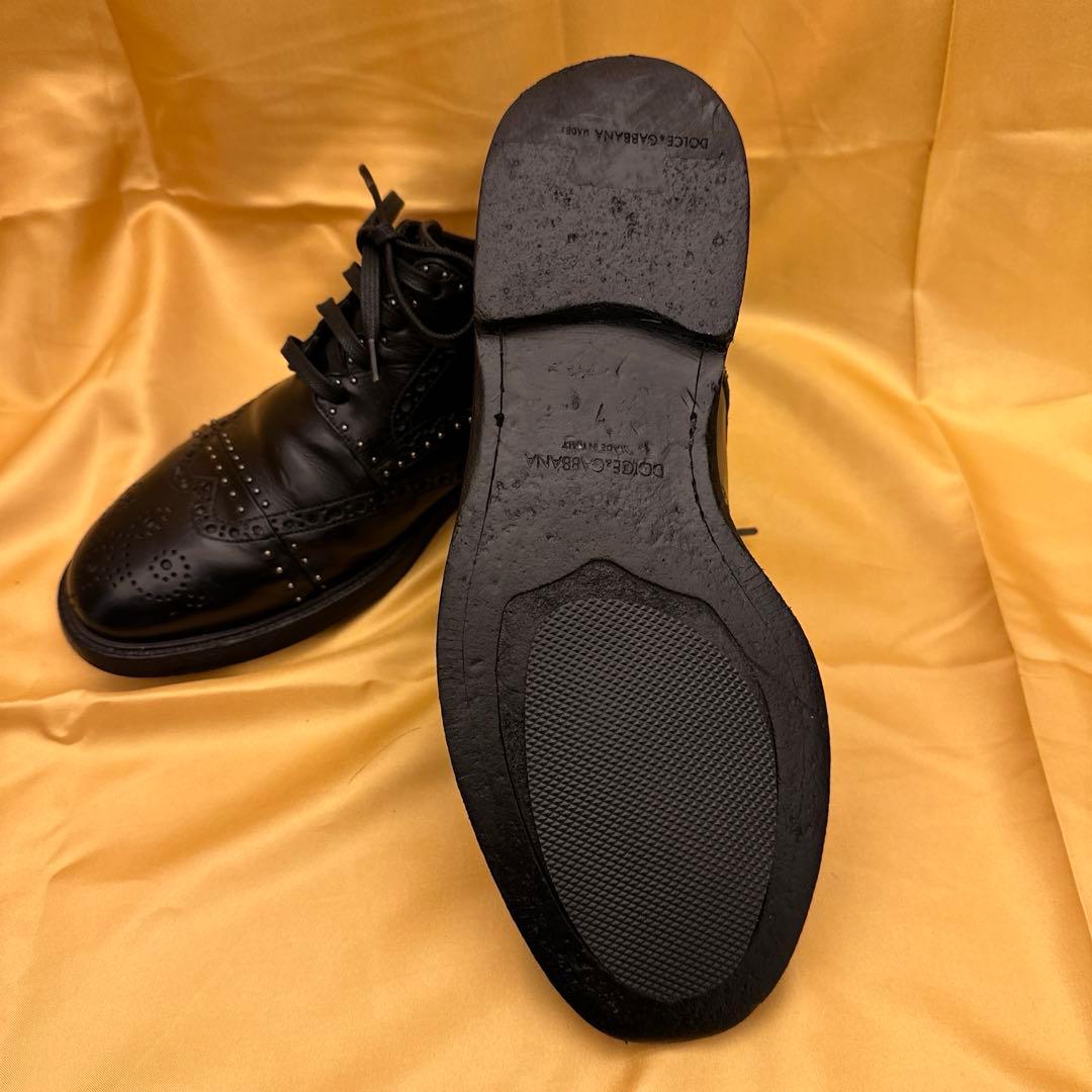 【DOLCE&GABBANA】ドルチェ&ガッバーナ　革靴　サイズ　7