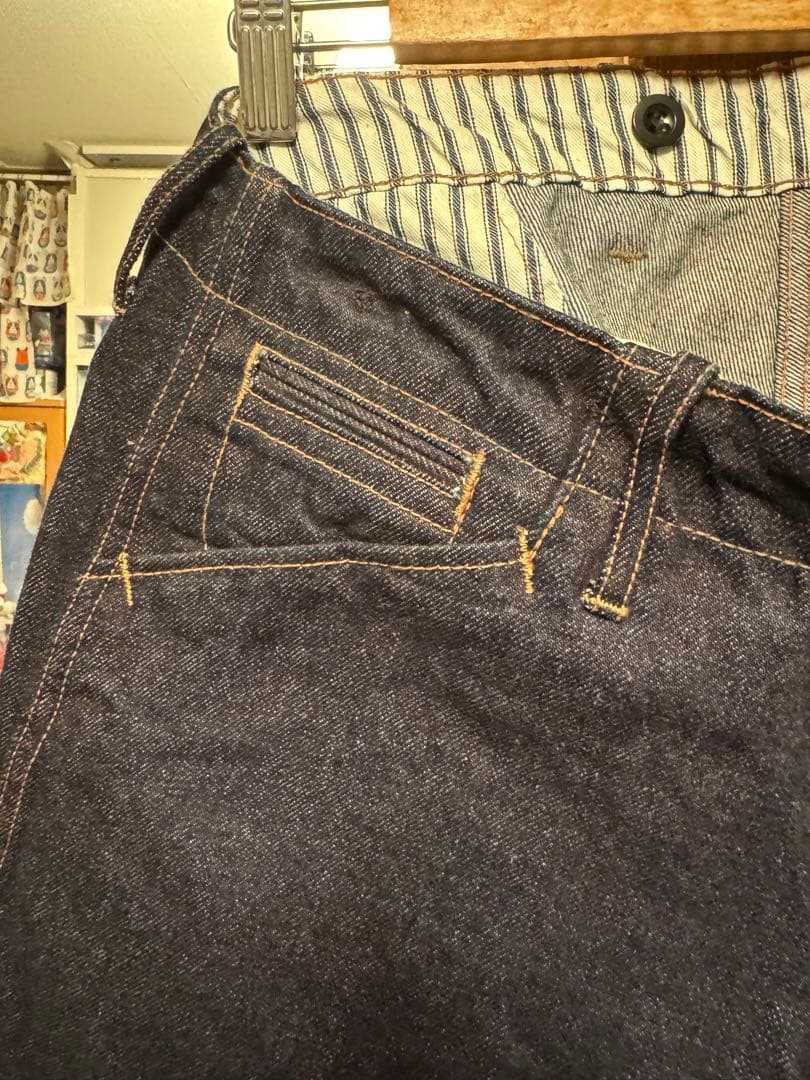 最終値下げ　超激レア　ブラックサイン　デニムブリーチーズ