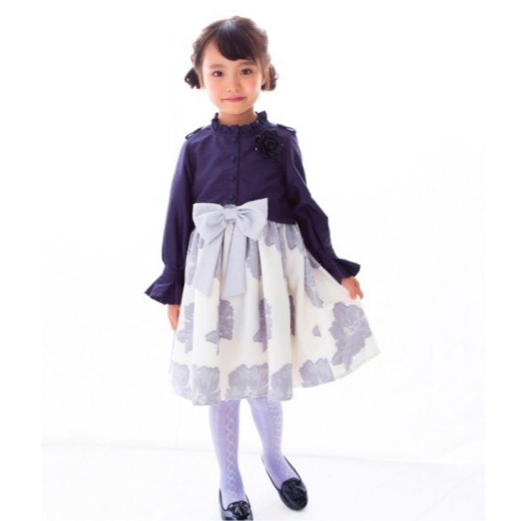 日本製 nino ニノ ワンピース＆ボレロ 120cm クリーニング済入学式