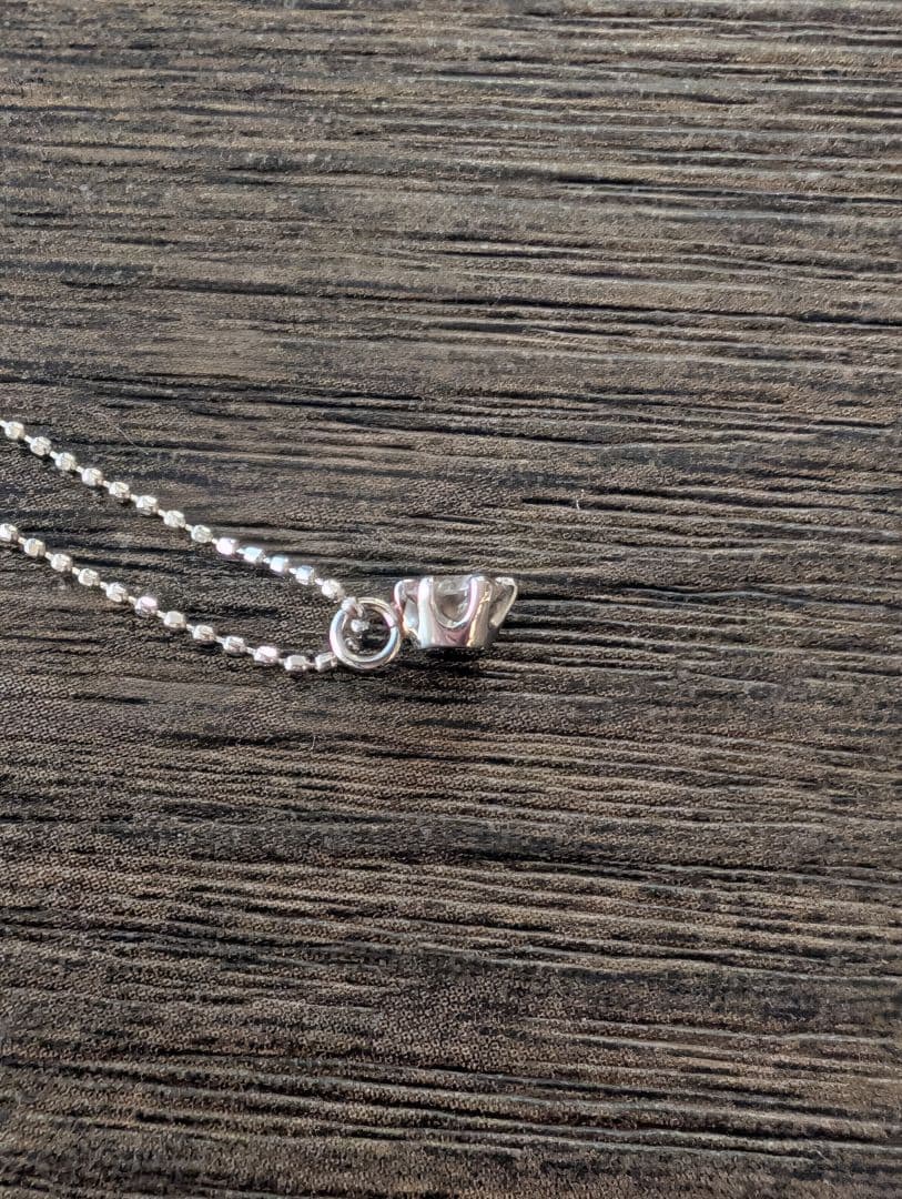 プラチナ ダイヤモンド ネックレス Pt900/Pt850 一粒ダイヤ