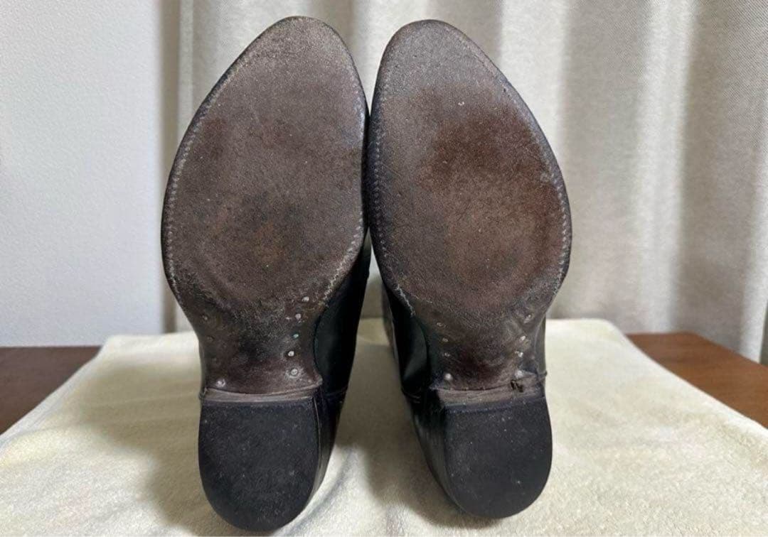 70s Justin 茶芯 ウエスタンブーツ ヴィンテージ 山田レン