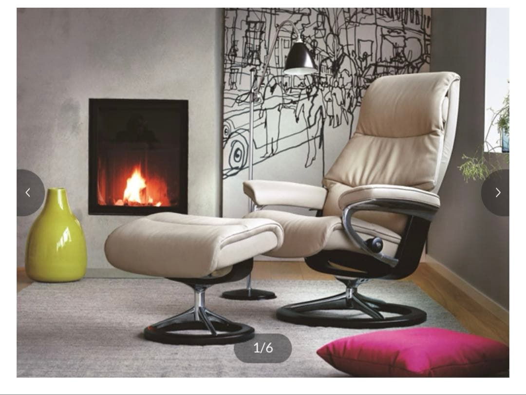 エコーネス　ストレスレス　ビュー　М　クラシックベース　未使用に近い