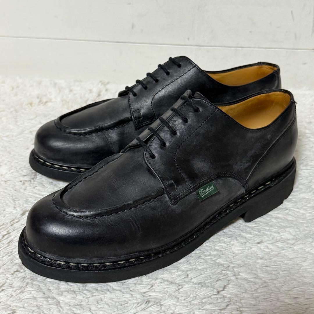 ⭐️未使用級⭐️　パラブーツ　CHAMBORD　ビジネスシューズ　ブラック　ブルーム