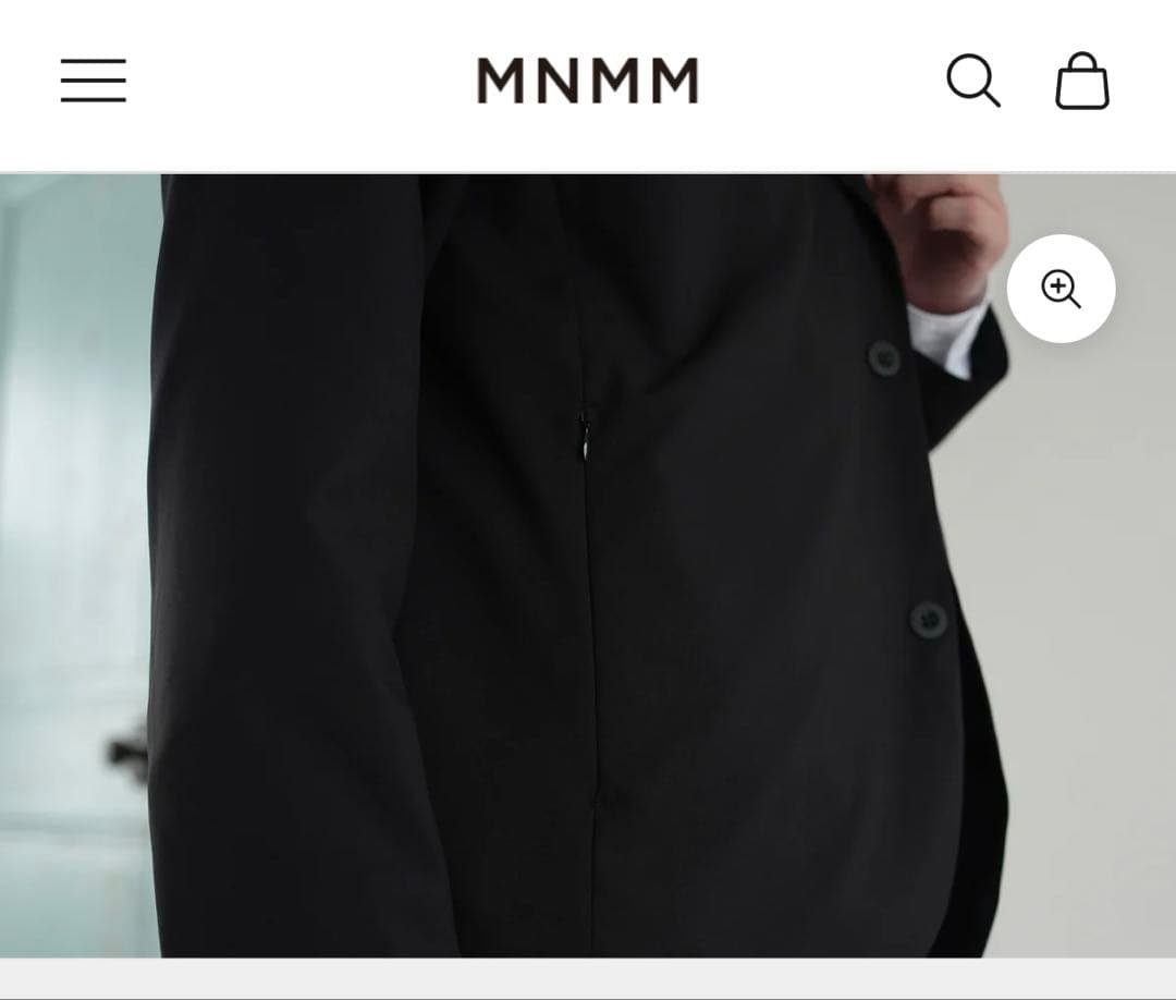 MNMM I/O 2B JACKET ネイビー　サイズ2 ミニマリスト