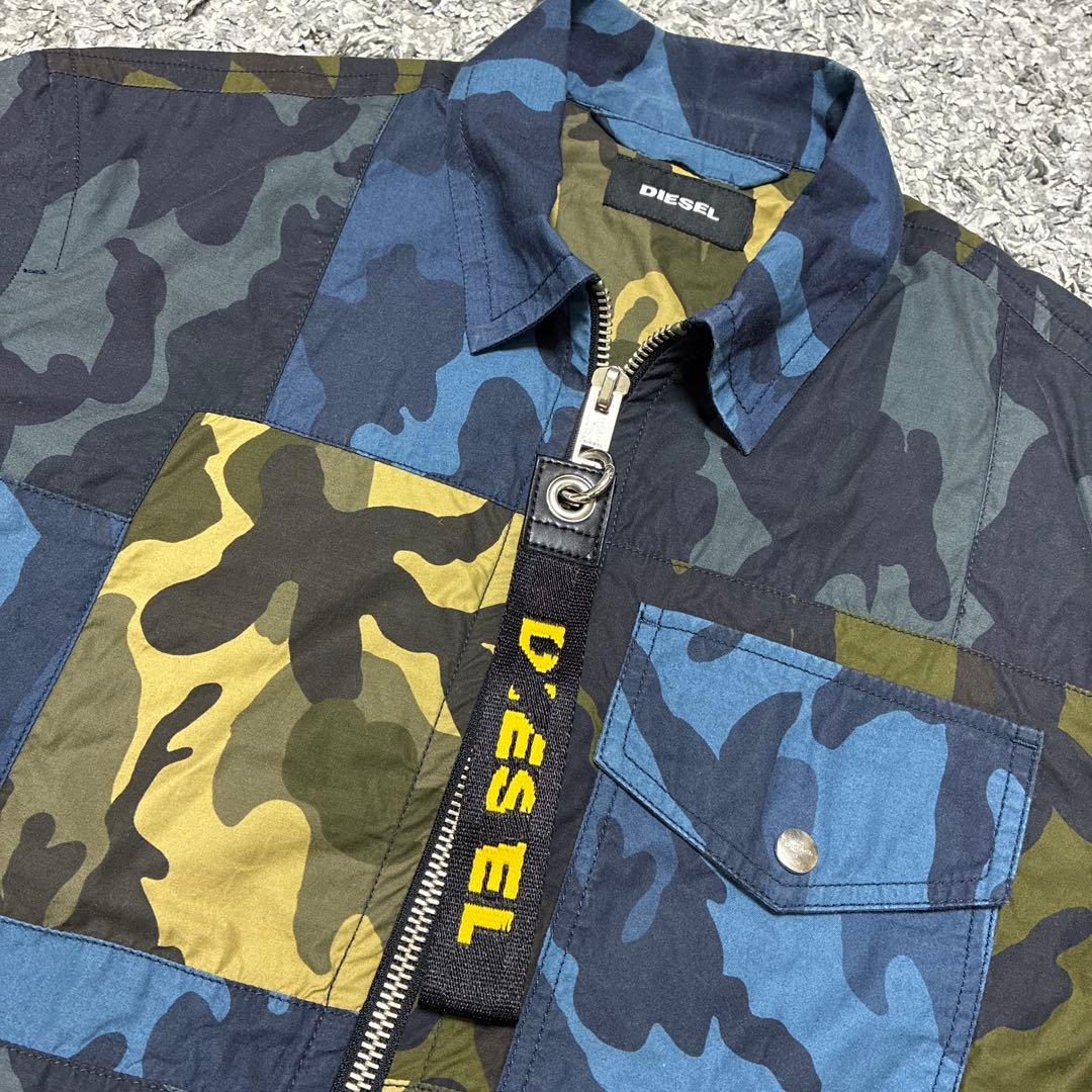 DIESEL パッチワーク迷彩ミリタリージャケット
