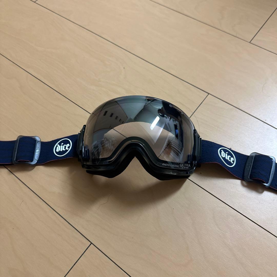 DICE 調光ultra lens ゴーグル　球面レンズ　ダイス