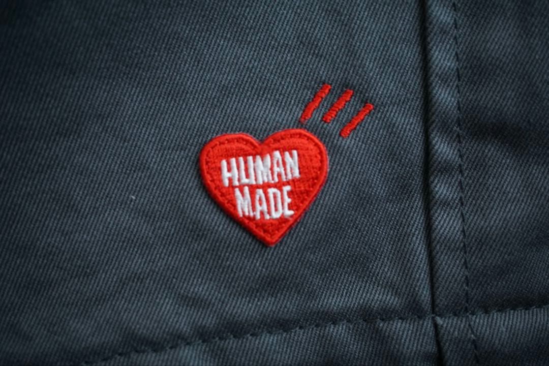 美品 HUMAN MADE ハート ハーフパンツ チノ ショーツ L グレー