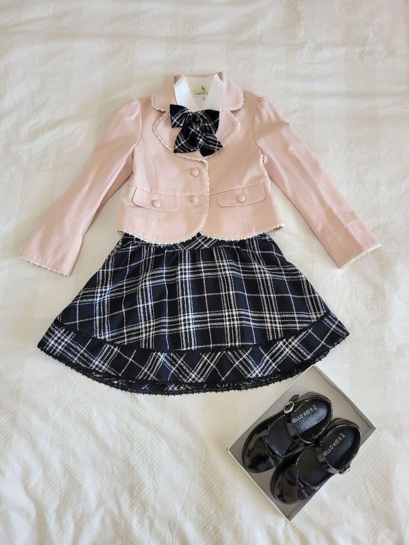 組曲（KUMIKYOKU） 120~130cm入学式用フォーマルセット 、靴付き