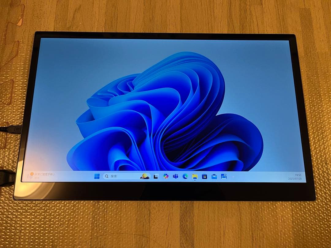 【中古】モバイルモニター 15.6型4K ノングレア 3840×2160