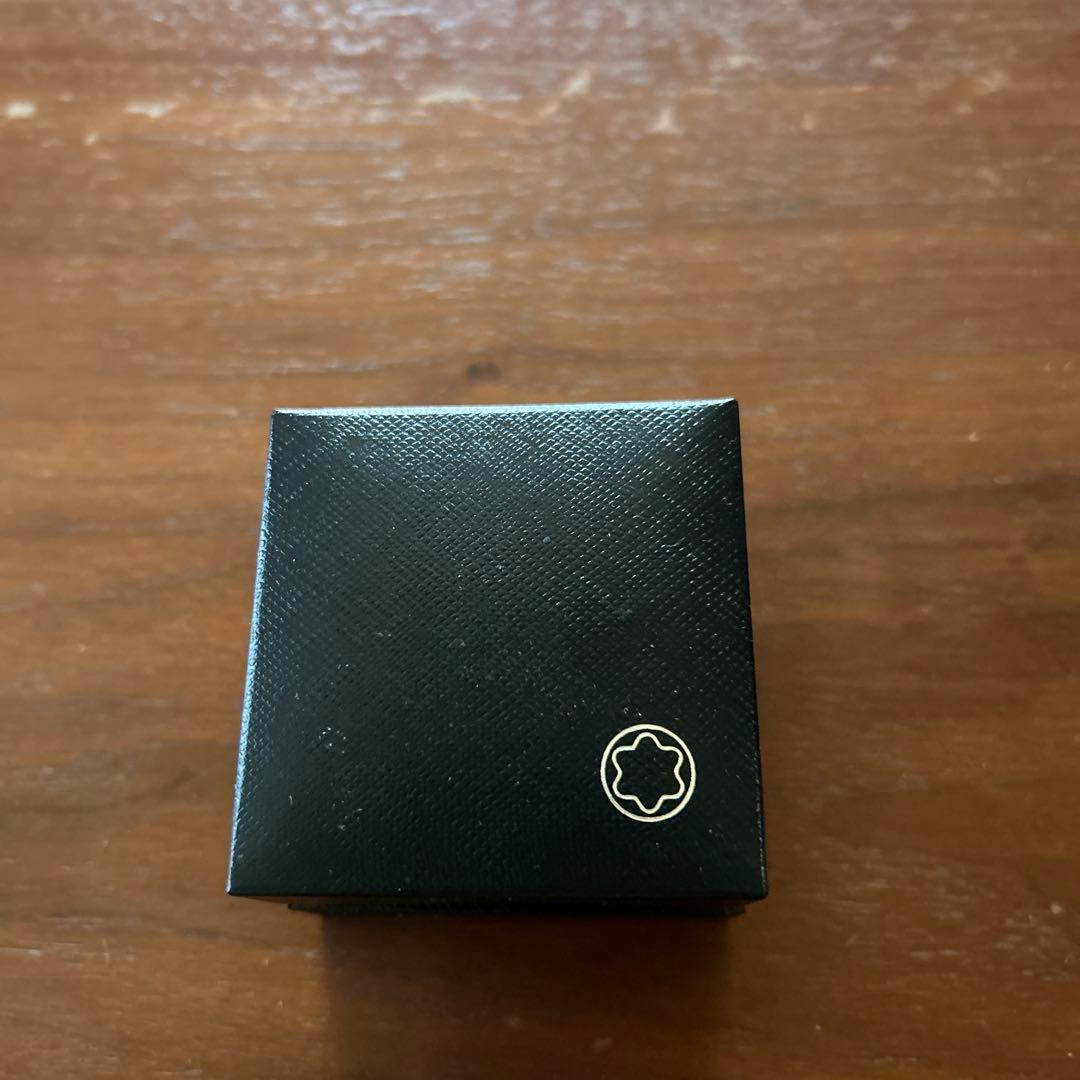 MONTBLANC グリーン カフリンクス 専用ケース付き