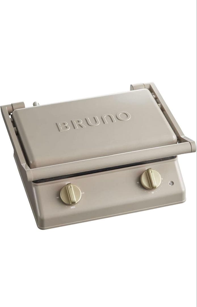 【新品未開封】BRUNO グリルサンドメーカー ダブル グレージュ