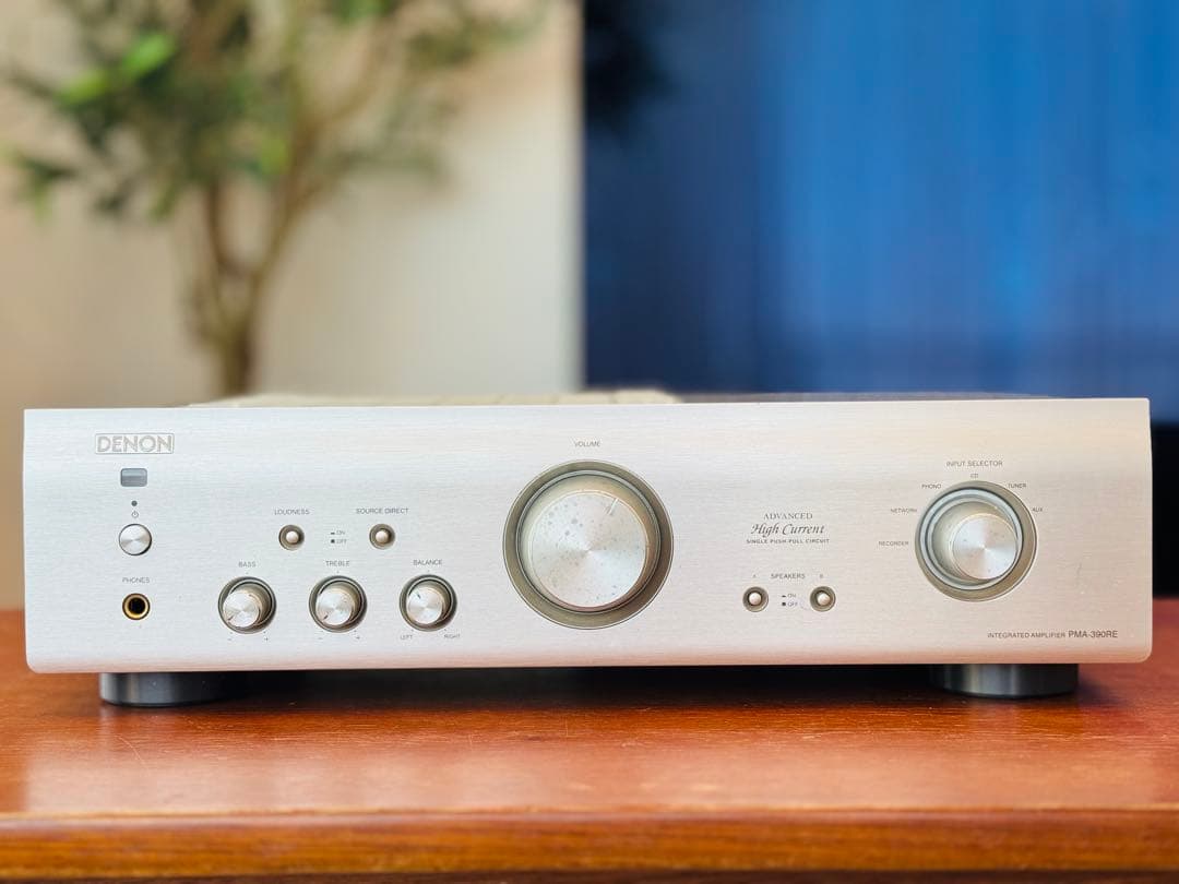 DENON プリメインアンプ PMA-390RE シルバー